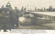 Aviation CPA AVIATION "La catastrophe de la course Paris Madrid, 1911, l'aviateur Train"