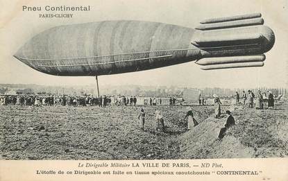 CPA AVIATION "Le Ballon La Ville de Paris " / DIRIGEABLE
