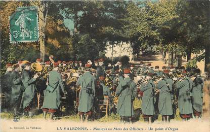 CPA FRANCE 07 "La Valbonne, musique au Mess des Officiers, un point d'Orgue"