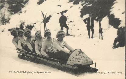 .CPA  FRANCE 39 "St Claude, Sports d'hiver"