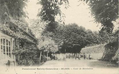 .CPA  FRANCE 41 "Blois, Cours de récréation Pensionnat Ste Geneviève"