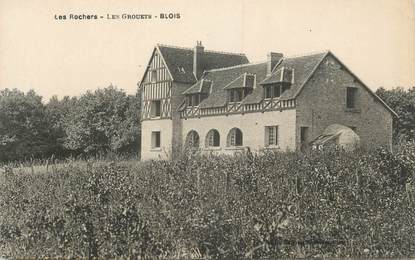 .CPA  FRANCE 41 "Blois, Les Grouets, Les rochers"