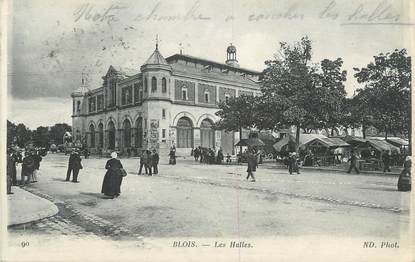 .CPA FRANCE 41 " Blois, Les Halles"