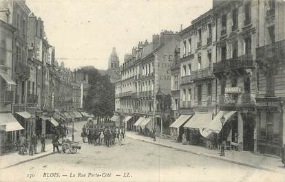 .CPA FRANCE 41 " Blois, La Rue Porte Côté"