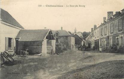 .CPA FRANCE 41 " Châteauvieux, Le haut du bourg"