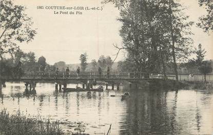 .CPA FRANCE 41 " Couture sur Loir, Le Pont du Pin"