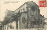 13 Bouch Du Rhone CPA FRANCE 13 "Saint Cannat, vue de l'Eglise, tremblement de terre du 11 juin 1909"