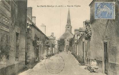 .CPA FRANCE 41 "La Ferté St Cyr, Rue de l'église"