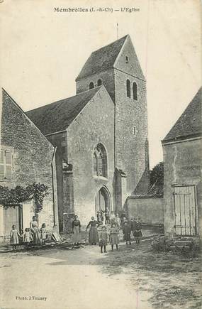 .CPA FRANCE 41 "Membrolles, Eglise"