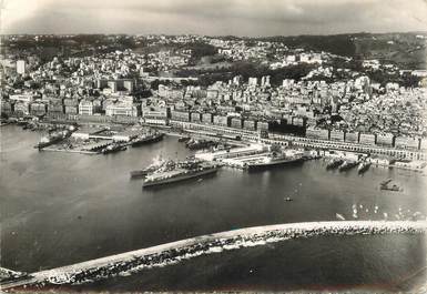 CPSM  ALGERIE  "Alger, vue aérienne sur le port"