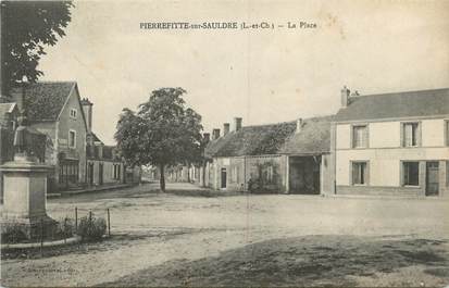 .CPA FRANCE 41 "Pierrefiitte sur Sauldre, La place"
