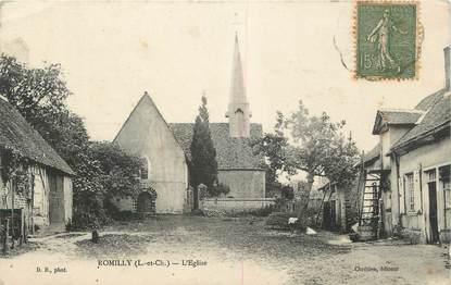 .CPA FRANCE 41 "Romilly, Eglise"