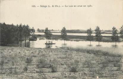 .CPA  FRANCE 41 "Soings, Le lac en crue en 1931"