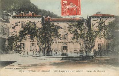 CPA FRANCE 13 "Env. de Gardanne, Ecole d'Agriculture de Valabre, le chateau"