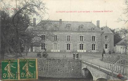 .CPA  FRANCE 41 "Savigny sur Braye, Château de Fretay"