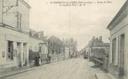 41 Loir Et Cher .CPA  FRANCE 41 "Saint Georges sur Cher, Route de Bléré et Rue de la Poste"