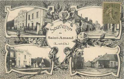 .CPA  FRANCE 41 "Saint  Amand, Souvenir de St Amand"