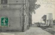41 Loir Et Cher .CPA  FRANCE 41 "Saint  Amand, Intérieur de la Gare"