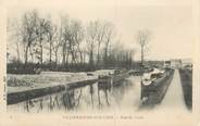 41 Loir Et Cher .CPA  FRANCE 41 "Villefranche sur Cher, Port du canal"/PENICHE