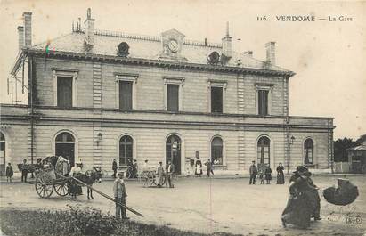 .CPA  FRANCE 41 "  Vendome,  La Gare "