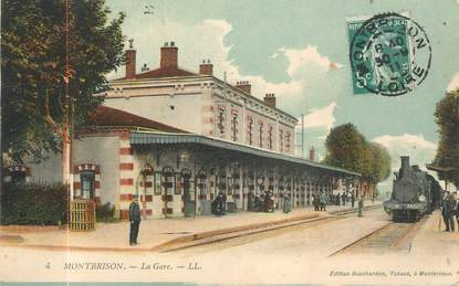 .CPA FRANCE 42 "Montbrison, La gare"