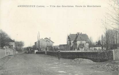 .CPA FRANCE 42 " Andrézieux, Villa des Gravières, route de Montbrison"