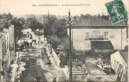 .CPA FRANCE 42 " Andrézieux, Le Boulevard"
