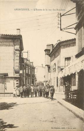 .CPA FRANCE 42 " Andrézieux, Entrée de la Rue des Bouchets"