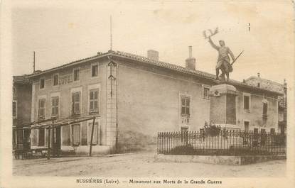 .CPA FRANCE 42 " Bussières, Monument aux morts"