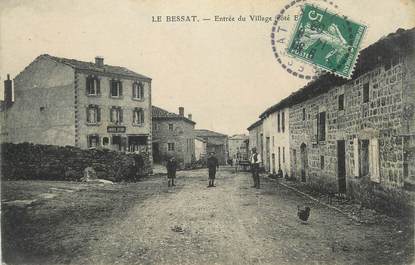 .CPA FRANCE 42 " Le Bessat, Entrée du village"