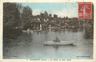 .CPA FRANCE 42 " Balbigny, La pêche au Cour Janot"