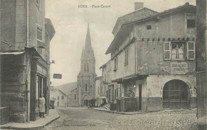 .CPA FRANCE 42 " Boen, Place Carnot"