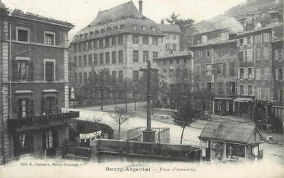 .CPA FRANCE 42 " Bourg Argental, Place d'Armeville"