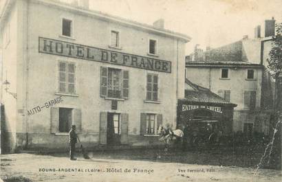 .CPA FRANCE 42 " Bourg Argental, Hôtel de France"