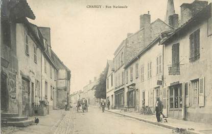 .CPA FRANCE 42 " Chanzy, Rue nationale"