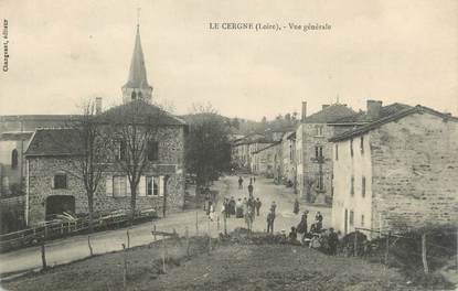 .CPA FRANCE 42 " Le Cergne, Vue générale"