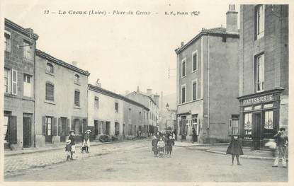 .CPA FRANCE 42 "Le Creux, Place du Creux"