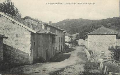 .CPA FRANCE 42 "La Croix du Sud, Route de St Just en Chevalet"