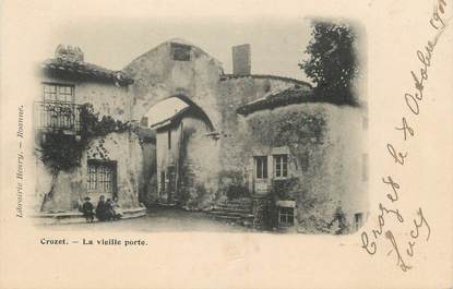 .CPA FRANCE 42 "Crozet, Vieille porte "