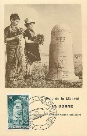 CPA CARTE MAXIMUM / Voie de la Liberté La Borne