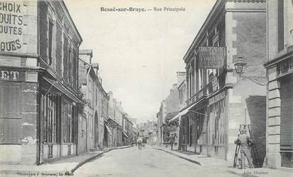 .CPA FRANCE 72 "Bessé sur Braye, Rue principale"