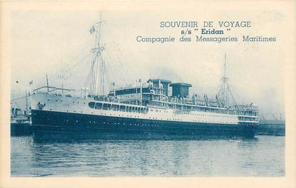  CPA  BATEAU / PAQUEBOT / COMMERCE "l'ERIDAN" / MESSAGERIES MARITIMES