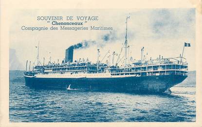  CPA  BATEAU / PAQUEBOT / COMMERCE "Le Chenonceaux" / Cie des Messageries maritimes