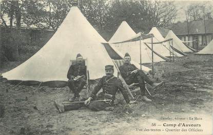 .CPA FRANCE 72 "Auvours, Le camp "