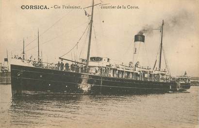  CPA  BATEAU / PAQUEBOT / COMMERCE "Le Corsica" / Cie Fraissinet