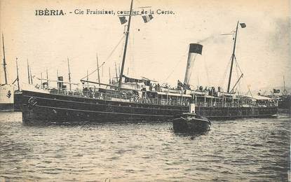  CPA  BATEAU / PAQUEBOT / COMMERCE "L'Ibéria" / Cie Fraissinet