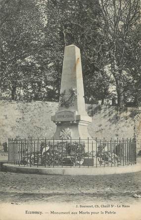 .CPA FRANCE 72 "Ecommoy, Monument aux morts"