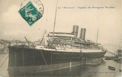  CPA  BATEAU / PAQUEBOT / COMMERCE "Le Paul Lecat" / Messageries maritimes