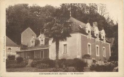 .CPA FRANCE 72 "Courdemanche", La pionnière"