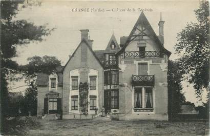 .CPA FRANCE 72 "Changé, Château de la Coudrais"